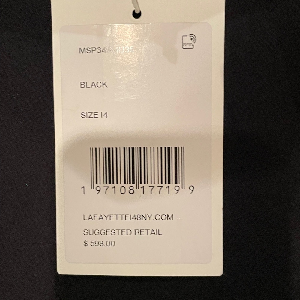 Lafayette 148 New York Elegant Black Skirt - Picture 3 of 5